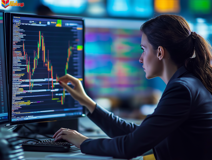 Financial growth and investment success visualization